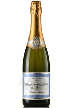 Chartron et Trebuchet Cremant de Bourgogne Chardonnay - вино игристое Шартрон э Требюше Креман де Бургонь Шардоне 2021 год 0.75 л белое брют в п/у
