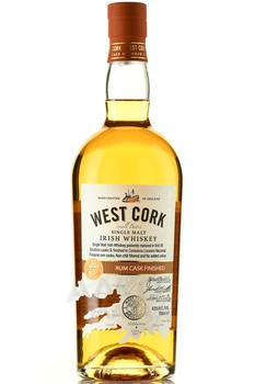 West Cork Rum Cask Finish - виски Вест Корк Ром Каск Финиш 0.7 л