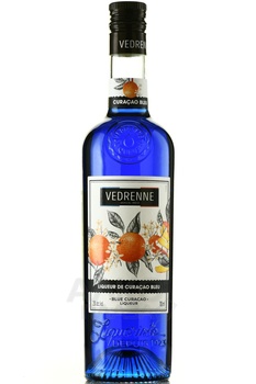 Vedrenne Bleu Curacao - ликер Ведренн Блю Кюрасао 0.7 л