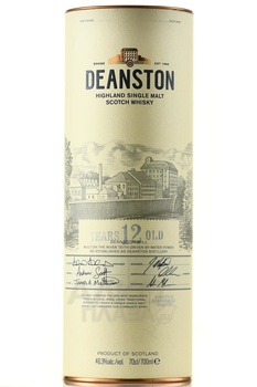 Deanston 12 years - виски Динстон 12 лет 0.7 л