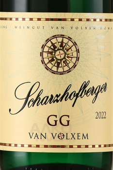 Van Volxem Scharzhofberger Riesling - вино Ван Вольксем Шарцхофбергер Рислинг 0.75 л белое полусухое