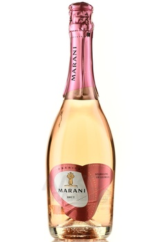 Marani Brut Rose - игристое вино Марани Брют Розе 0.75 л