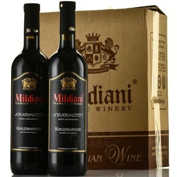 Mildiani Kindzmarauli - вино Милдиани Киндзмараули 0.75 л красное полусладкое
