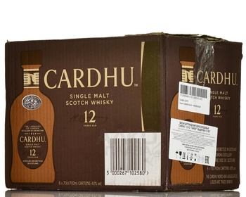 Cardhu 12 years - шотландский виски Кардю 12 лет 0.7 л