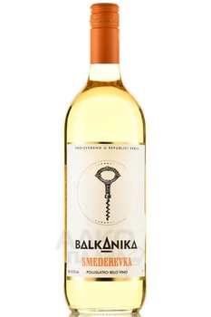 Balkanika Smederevka - вино Балканика Смедеревка 2023 год 1 л белое полусладкое