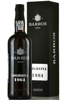 Barros Colheita 1964 - портвейн Барруш Кулейта 1964 год 0.75 л в п/у
