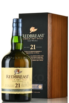 Redbreast 21 years old 0.7l gift box - виски Редбрест 21 год 0.7 л в п/у
