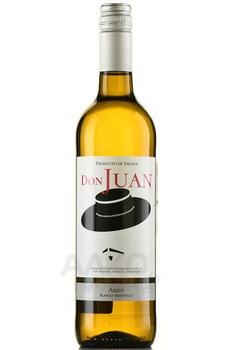 Don Juan Airen - вино Дон Хуан Айрен 2022 год 0.75 л белое полусладкое