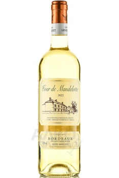 Tour de Mandelotte Bordeaux - вино Тур де Манделот Бордо 2022 год 0.75 л белое полусладкое