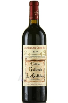 Chateau Guillemin La Gaffeliere Saint-Emilion Grand Cru - вино Шато Гийомен Ля Гаффелье Сент-Эмильон Гран Крю 2016 год 0.75 л красное сухое