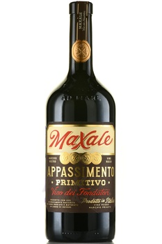 Maxale Appassimento Primitivo - вино Маскале Аппасименто Примитиво 0.75 л 2022 год красное полусухое