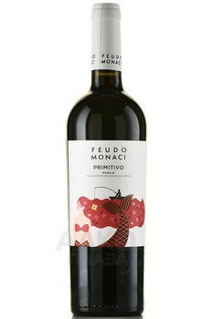 Feudo Monaci Primitivo - вино Феудо Моначи Примитиво 2022 год 0.75 л красное полусухое