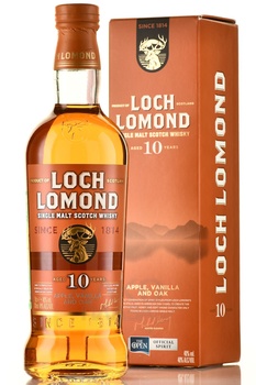 Loch Lomond Single Malt 10 Years Old - виски Лох Ломонд Синг Молт 10 лет в п/у 0.7 л