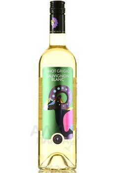 Castel Mimi AnimAliens Pinot Grigio-Sauvignon Blanc - вино Мими Кастель Пино Гриджио-Совиньон Блан 2021 год 0.75 л сухое белое
