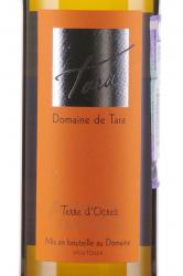 вино Домен де Тара Терр д’Окр Блан 0.75 л белое сухое этикетка