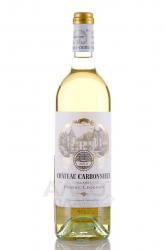 вино Шато Карбонье Гран Крю Классе Пессак-Леоньян Блан 0.75 л белое сухое 