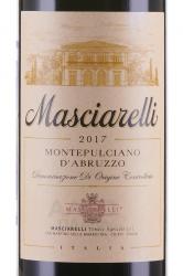 вино Masciarelli Montepulciano d’Abruzzo DOC 0.75 л этикетка