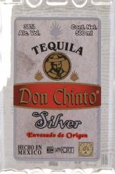 Don Chinto Silver - текила Дон Чинто Сильвер 0.5 л