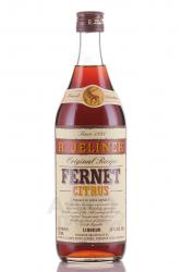 Fernet Citrus - ликер Фернет Цитрус 0.75 л