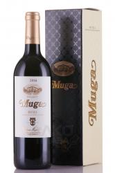 вино Риоха Муга Резерва 0.75 л красное сухое в подарочной коробке