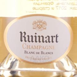 шампанское Ruinart Blanc de Blancs 0.75 л этикетка