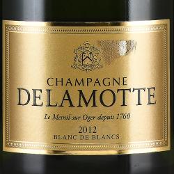 Delamotte Blanc de Blancs - шампанское Деламотт Блан де Блан 0.75 л белое брют 2012 год в п/у