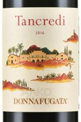 вино Donnafugata Tancredi 0.75 л красное сухое этикетка