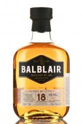 Balblair 18 years - виски Балблэр 18 лет 0.7 л