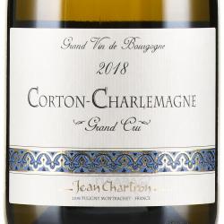 вино Corton-Charlemagne Grand Cru AOC 0.75 л белое сухое этикетка