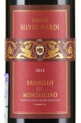 вино Tenute Silvio Nardi Brunello di Montalcino 0.75 л этикетка