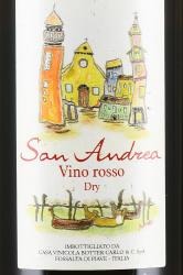 вино Сан Андреа 0.75 л красное сухое этикетка