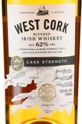 West Cork Cask Strength - виски Вест Корк Каск Стренгс 0.7 л в п/у