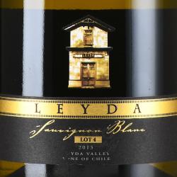 вино Leyda Sauvignon Blanc 0.75 л белое сухое этикетка