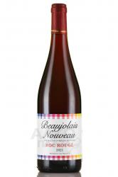 вино Beaujolais Nouveau Roc Rouge 0.75 л красное сухое