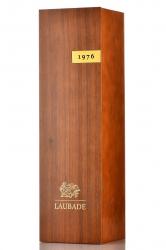 Armagnac Chateau de Laubade 1976 wood box - арманьяк Шато де Лобад 1976 года 0.7 л в д/у