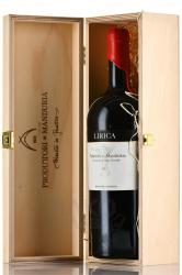 вино Lirica Primitivo di Manduria DOC 1.5 л красное сухое в д/у