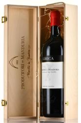 вино Lirica Primitivo di Manduria DOC 3 л красное сухое в подарочной коробке