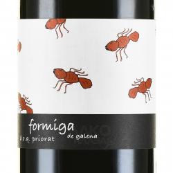 вино Domini de la Cartoixa Formiga Priorat 0.75 л красное сухое этикетка