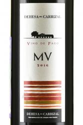 вино Dehesa del Carrizal MV Vino de Pago 0.75 л красное сухое этикетка