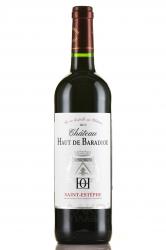 вино Шато О де Барадью Сент-Эстеф 0.75 л красное сухое 