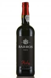 Porto Barros Ruby  - портвейн Баррос Руби 0.75 л