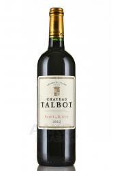 вино Шато Тальбо Гран Крю Классе Сен-Жюльен 0.75 л красное сухое 