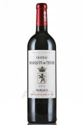 вино Шато Марки де Терм Марго 0.75 л красное сухое 