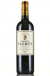 Chateau Talbot Grand Cru Classe Saint-Julien AOC - вино Шато Тальбо Гран Крю Классе Сен-Жюльен АОС красное сухое 0.75 л