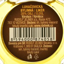 ликер Luhacovicka Bylinna 0.05 л контрэтикетка