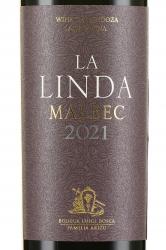 вино Finca La Linda Malbec 0.75 л этикетка