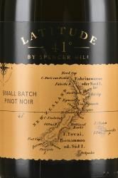 вино Latitude 41 Pinot Noir 0.75 л этикетка