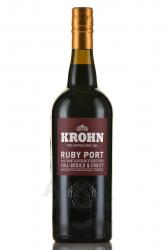 Krohn Porto Ruby - портвейн Крон Порто Руби 0.75 л