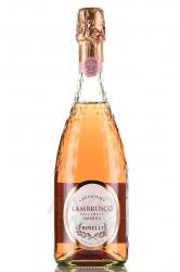 Binelli Lambrusco Rosato Dell Emilia Amabile - вино игристое Ламбруско Бинелли Премиум дель Эмилия 0.75 л