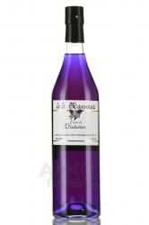 Massenez Creme de Violettes - ликер Массене Крем Фиалка 0.7 л